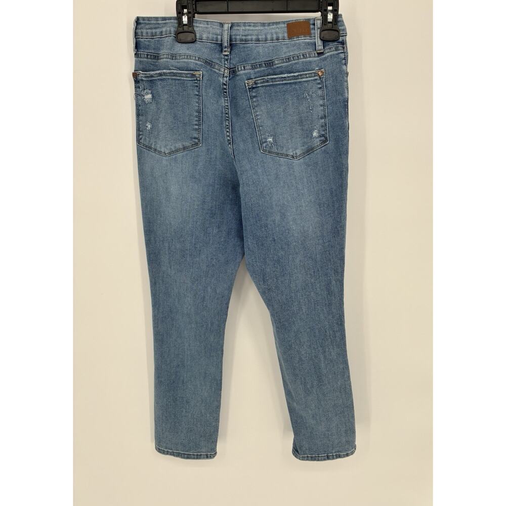 Judy Blue Distressed Skinny Jeans Women’s Size 13 (13/31) Mid-Rise Stretch Denim - Picture 3 of 8